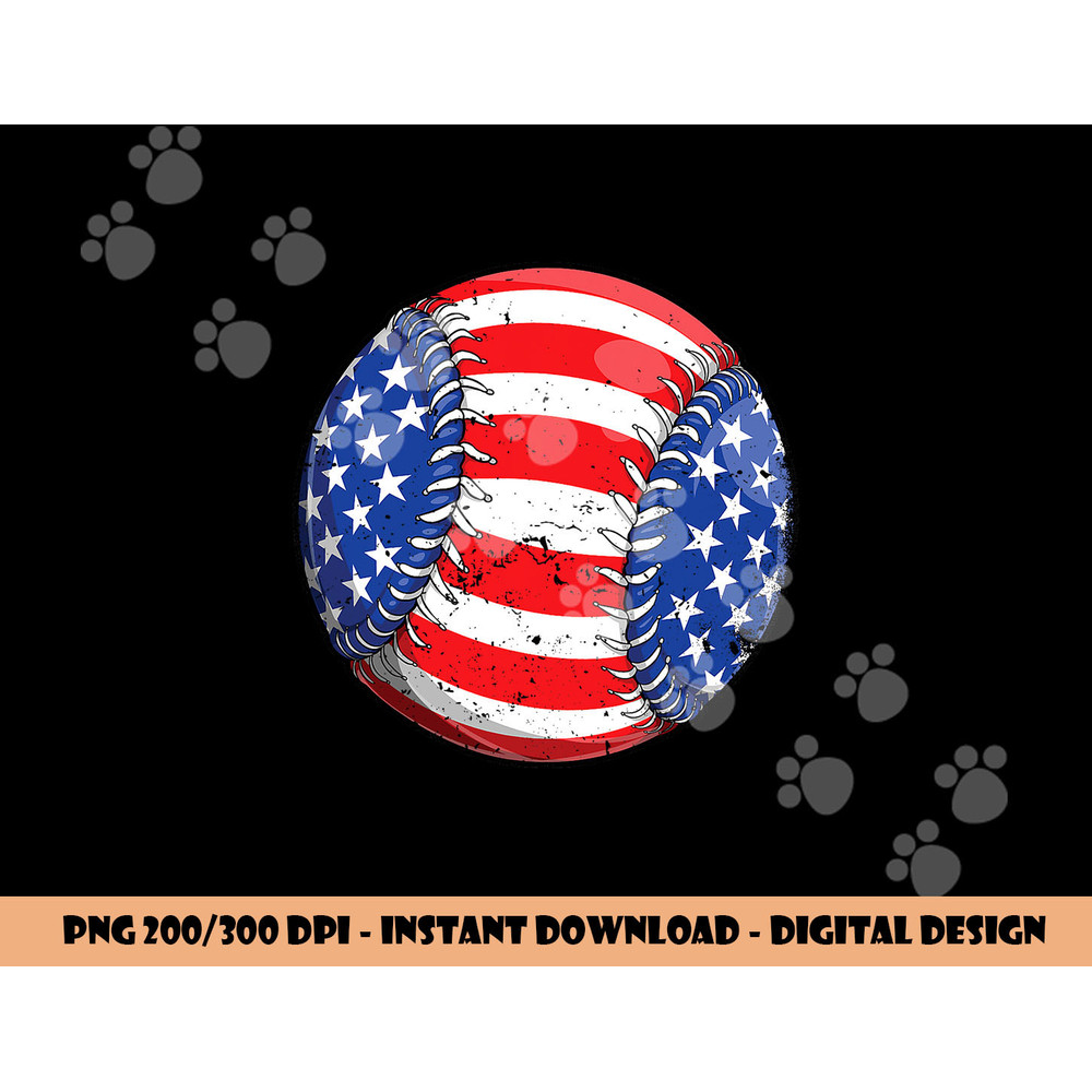 Baseball American Flag 4th Of July Boys Men Retro Ball Sport png, sublimation copy.jpg