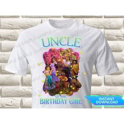 encanto iron on transfer, encanto uncle birthday iron on transfer, encanto birthday shirt iron on transfer, encanto shir