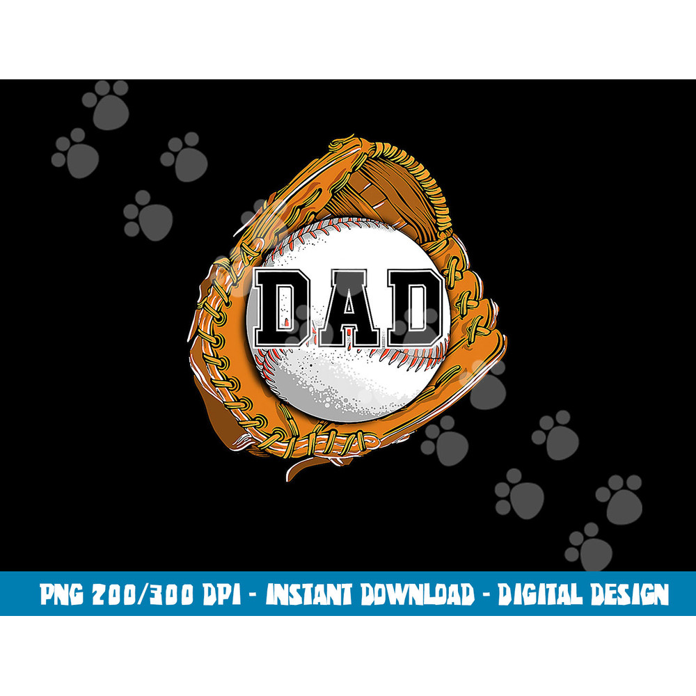 Baseball Catch Glove Baseball Dad Baseball Daddy Fathers Day png, sublimation copy.jpg