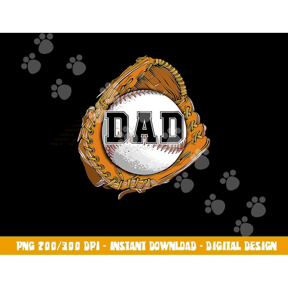 Baseball Catch Glove Baseball Dad Baseball Daddy Fathers Day png, sublimation copy.jpg