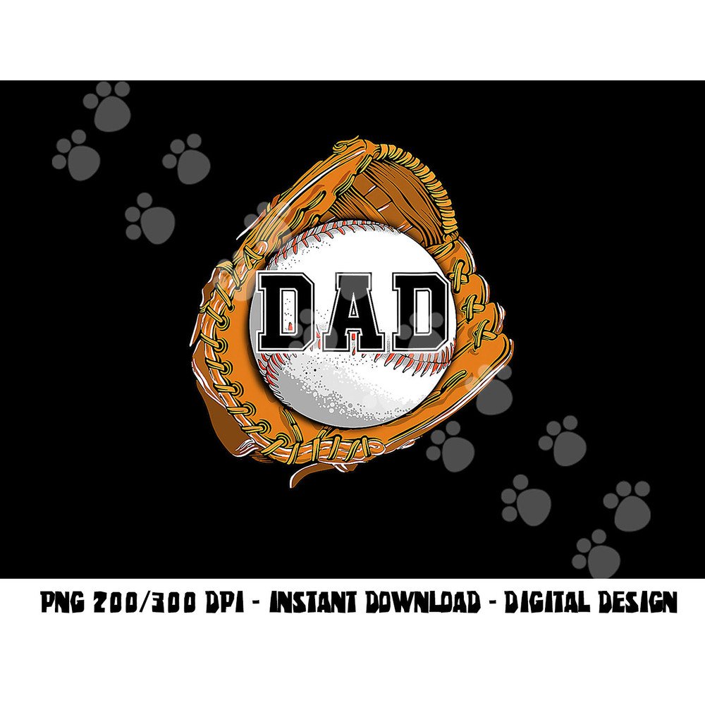 Baseball Catch Glove Baseball Dad Baseball Daddy Fathers Day png, sublimation copy.jpg