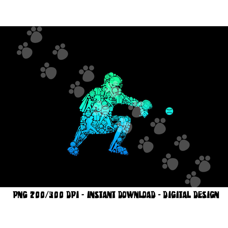 Baseball Catcher Player Youth Men Kids Boys png, sublimation copy.jpg