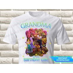 encanto iron on transfer, encanto grandma birthday iron on transfer, encanto birthday shirt iron on transfer, encanto sh