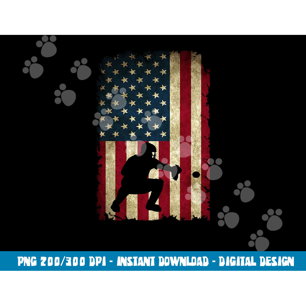 Baseball Catchers Gear Sports American Flag Little Leaguer png, sublimation copy.jpg