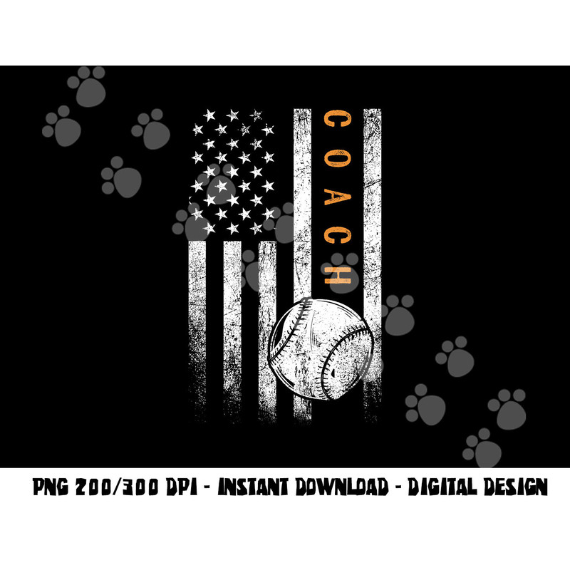 Baseball Coach American Flag Baseball Trainer Coaching png, sublimation copy.jpg