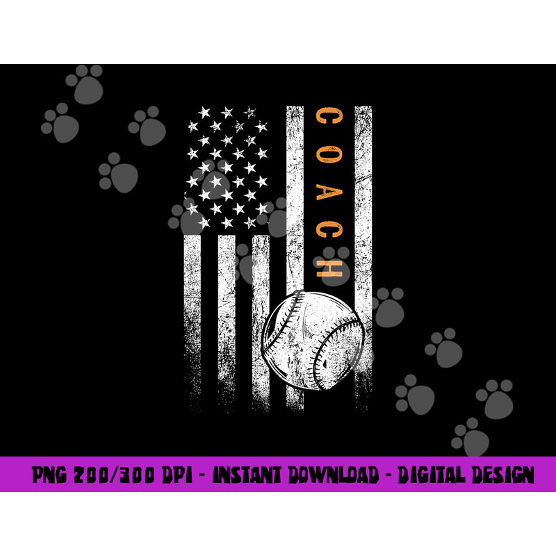 Baseball Coach American Flag Baseball Trainer Coaching png, sublimation copy.jpg