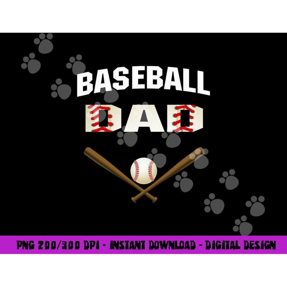 Baseball Dad shirt - Best gift idea for fathers tee png, sublimation copy.jpg