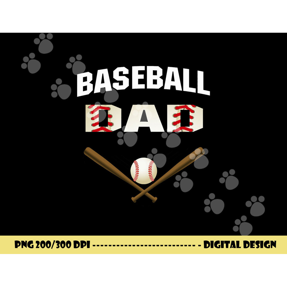 Baseball Dad shirt - Best gift idea for fathers tee png, sublimation copy.jpg