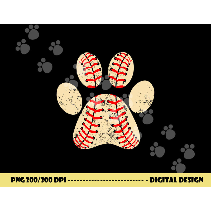 Baseball Dog Paw Print Sports Puppy Lover Mom Dad png, sublimation copy.jpg