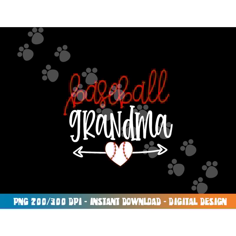 Baseball Grandma Shirt from Grandson Arrow Cute Heart Game png, sublimation copy.jpg