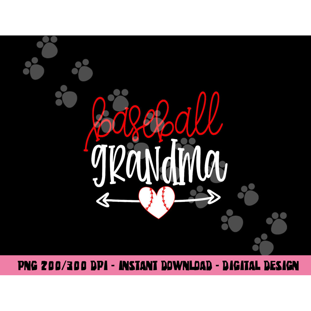 Baseball Grandma Shirt from Grandson Arrow Cute Heart Game png, sublimation copy.jpg