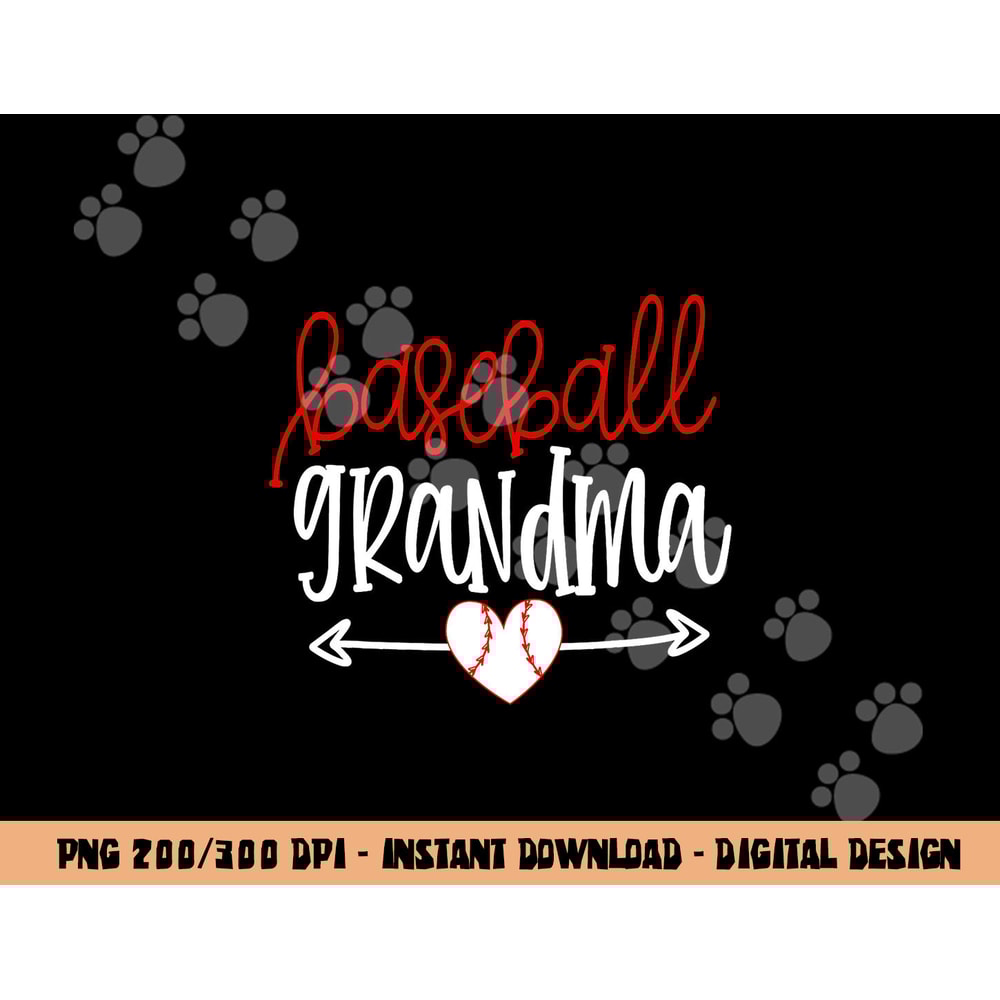 Baseball Grandma Shirt from Grandson Arrow Cute Heart Game png, sublimation copy.jpg