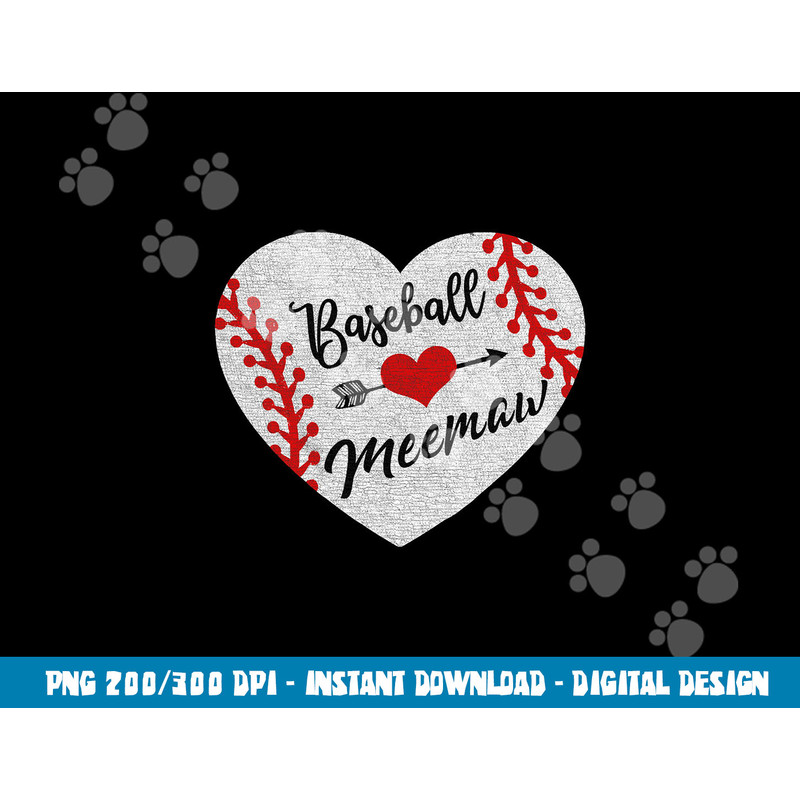 Baseball Heart Meemaw Shirt Mother s Day Gift png, sublimation copy.jpg