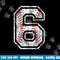 Baseball Jersey Number 6 Vintage Distressed 6th Birthday png, sublimation copy.jpg