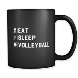 volleyball gift for volleyball player mug volleyball player gift volleyball fan gift volleyball coach mug eat sleep voll