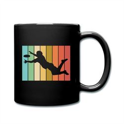 frisbee mug, ultimate frisbee mug, coffee cup, frisbee player mug, coffee mug, disk golf mug, gift for men, gift for him