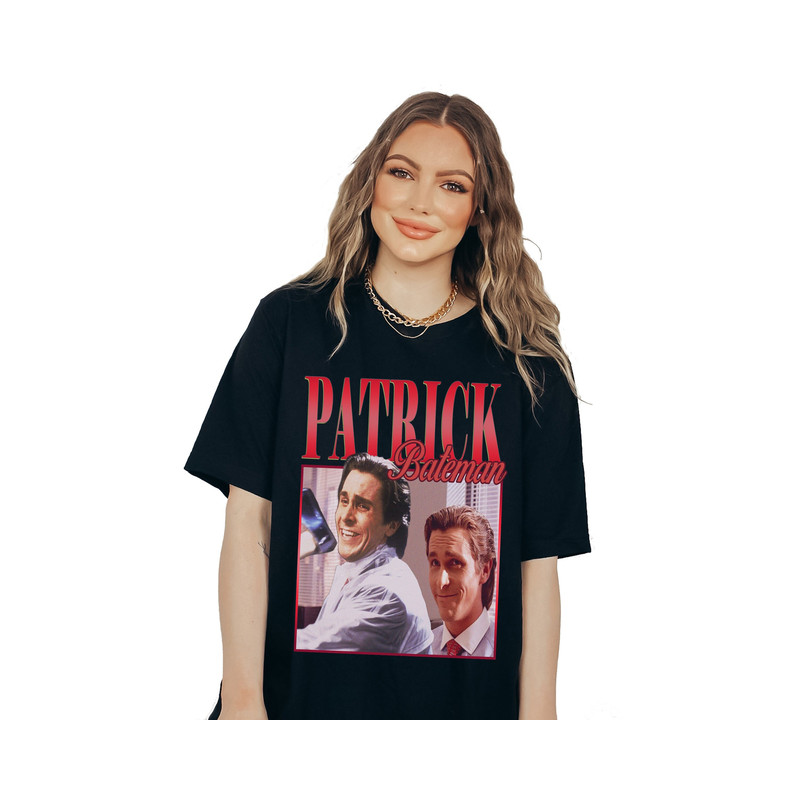 American Psycho Flag Shirt, PATRICK Bateman SWEATER, American Psycho Hoodie, Axe Patrick BATEMAN Classic Shirt, Christian Bale Gift For Fan - 1.jpg