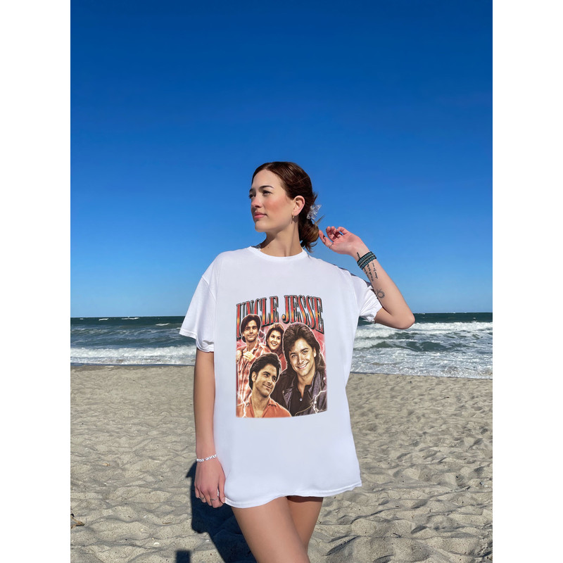 Full House Shirt, VINTAGE Uncle Jesse Homage Tshirt, John STAMOS SHIRT, Full House Uncle Jesse Retro 90s Sweater, Full House Fan Gift - 3.jpg