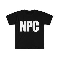 funny gaming tshirt, npc meme tee, gift shirt