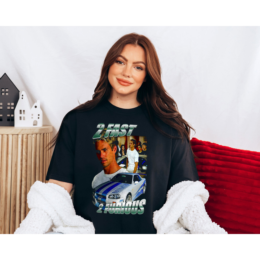 Vintage 90s Style Fast and Furious Retro Shirt, Paul Walker Homage Shirt, Fast and Furious Sweater, Paul Walker Tribute Shirt - 2.jpg