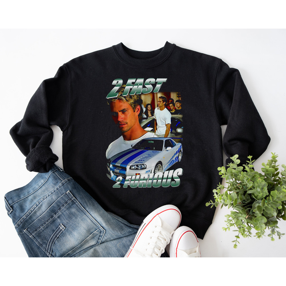 Vintage 90s Style Fast and Furious Retro Shirt, Paul Walker Homage Shirt, Fast and Furious Sweater, Paul Walker Tribute Shirt - 3.jpg
