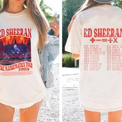ed sheeran the mathematics tour 2023 shirt, ed sheeran tour 2023