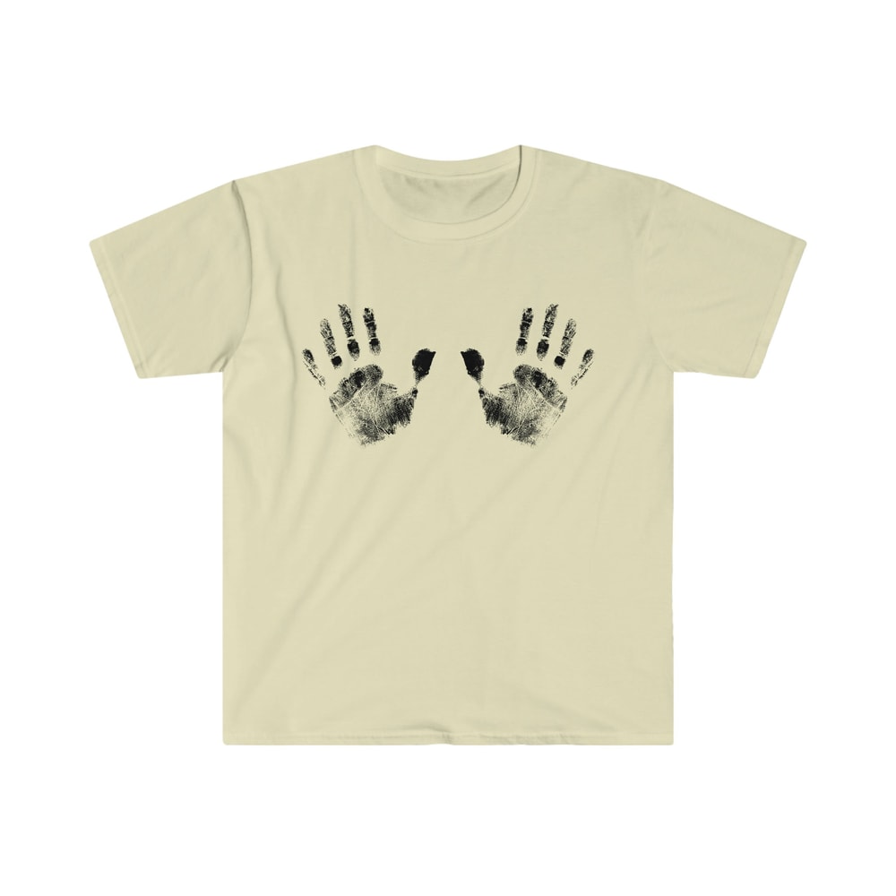 Funny Meme TShirt - Handbra Hand Boob Print Tee - Handprint on Boobies Gift Shirt for Her - 1.jpg
