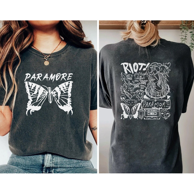 Comfort Colors® Paramore Tattoo Shirt, Paramore American Tour 2023 Shirt, Paramore Album Shirt, Paramore Merch, Paramore This Is Why Concert - 1.jpg