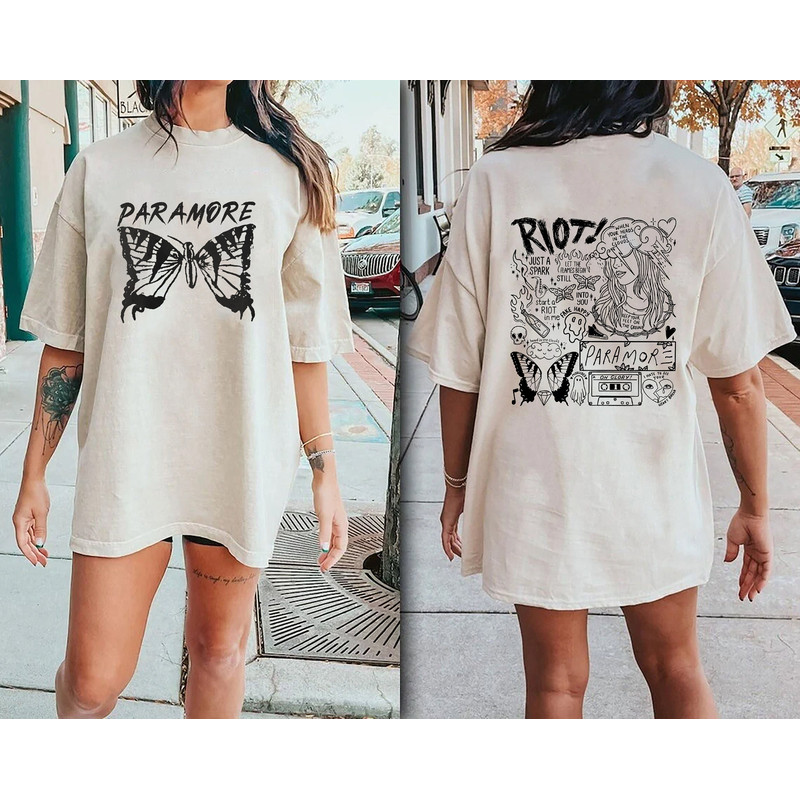 Comfort Colors® Paramore Tattoo Shirt, Paramore American Tour 2023 Shirt, Paramore Album Shirt, Paramore Merch, Paramore This Is Why Concert - 3.jpg