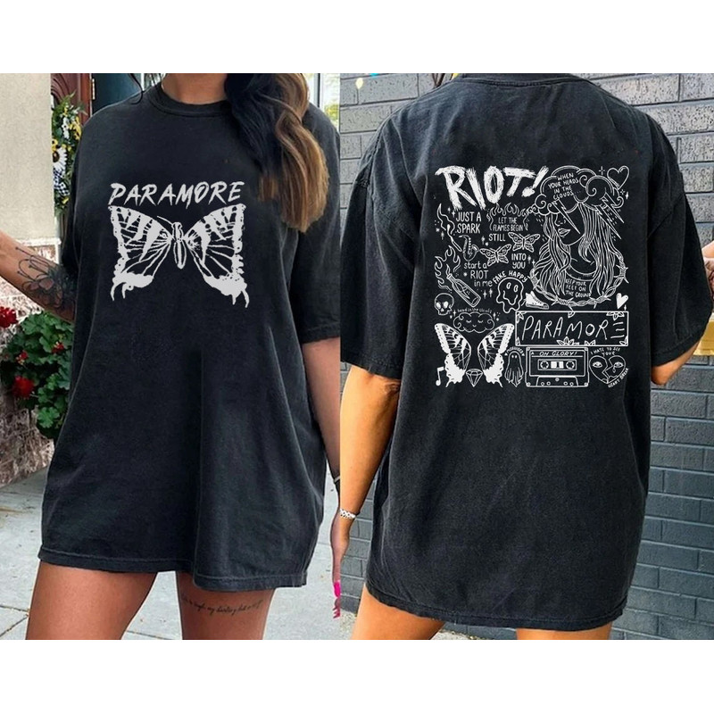 Comfort Colors® Paramore Tattoo Shirt, Paramore American Tour 2023 Shirt, Paramore Album Shirt, Paramore Merch, Paramore This Is Why Concert - 4.jpg