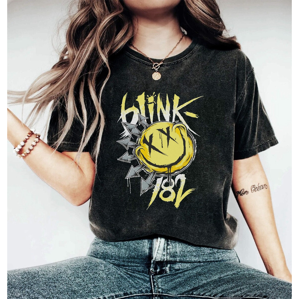 Comfort Colors®Blink 182 Brand Shirt, Blink 182 Vintage shirt, Blink 182 Art sweatshirt, Blink 182 Art Shirt, Smiley Unisex Tee 90s - 2.jpg