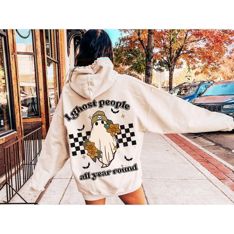 Ghost People Year Round, Cool Ghost Halloween Retro Sublimations, PNG Sublimations, Designs Downloads, Shirt Design, Sublimation Download - 3.jpg