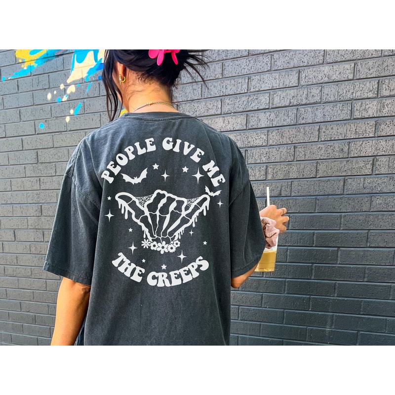 People Give Me The Creeps Svg • Halloween Vibes Cutfile, Spooky Season, Skeleton Svg, Svg Dxf Png File Digital Download SVG Files for Cricut - 2.jpg