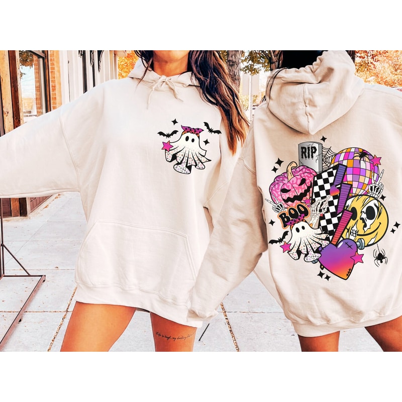 Retro Halloween png, Halloween smiley face png, Halloween sublimation design, spooky vibes png, leopard pumpkin png, digital download png - 2.jpg