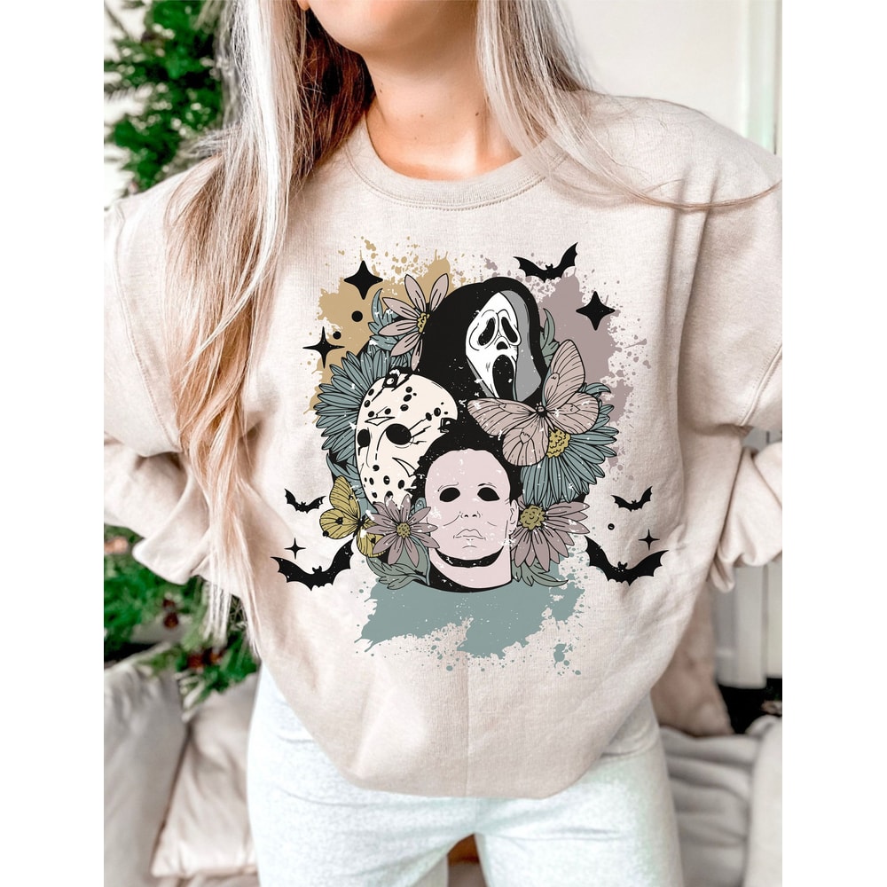 Retro Vibes Horror movie Halloween Scream Jason Spooky T-shirt Design PNG - 3.jpg