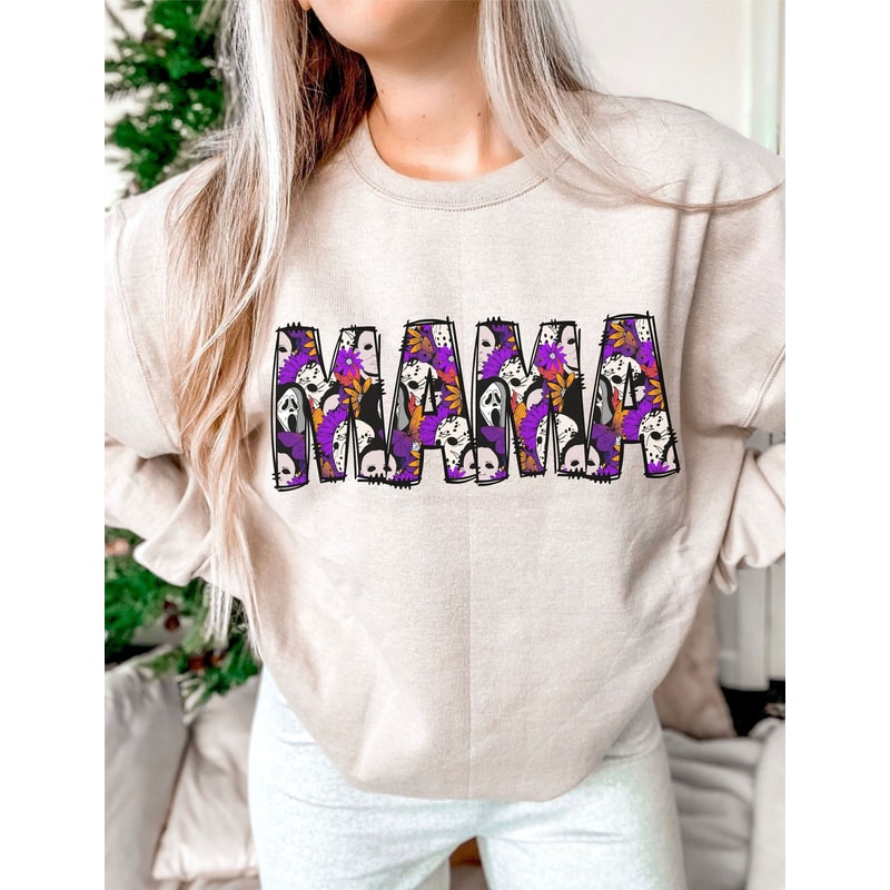 Retro Vibes Horror movie Halloween Scream Jason Spooky T-shirt Design PNG - 1.jpg