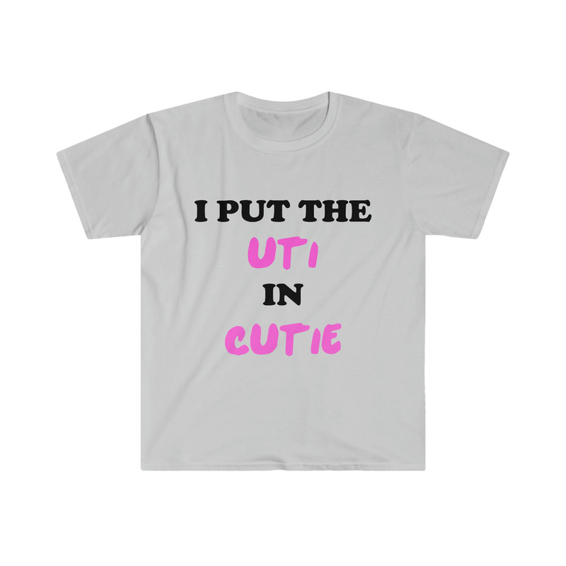 Funny Y2K Meme TShirt, I Put the UTI in CUTIE 2000's Style Ironic Tee, Joke Gift Shirt - 3.jpg