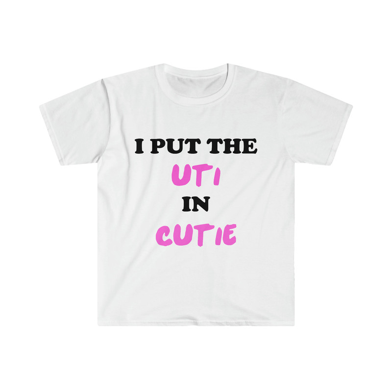 Funny Y2K Meme TShirt, I Put the UTI in CUTIE 2000's Style Ironic Tee, Joke Gift Shirt - 5.jpg