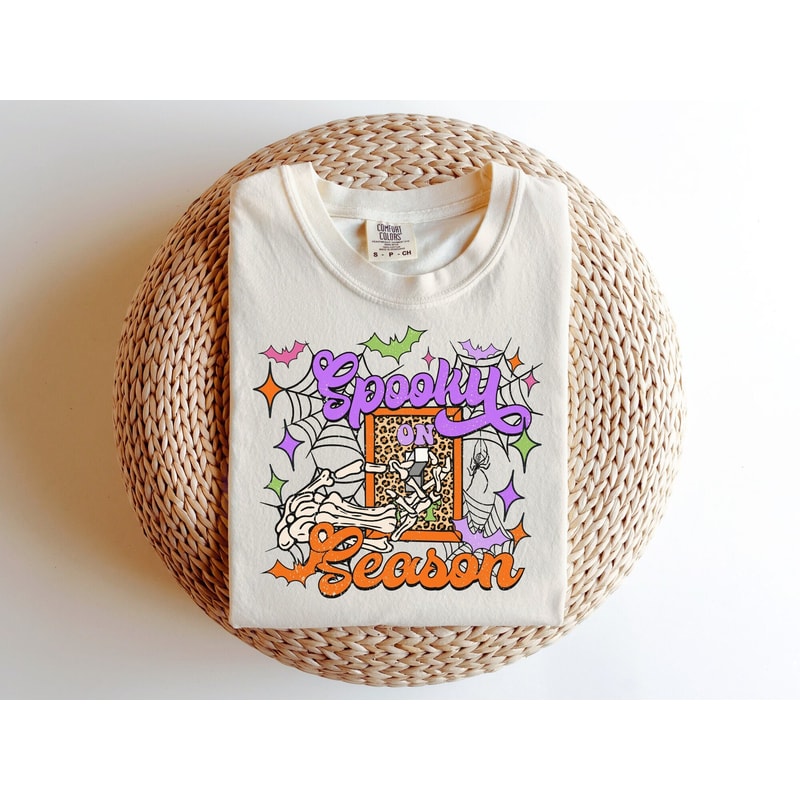 Spooky Season On PNG, Digital Download, Sublimation, Sublimate, Halloween, retro, light switch, skull, skellie, skeleton, witch, checker - 3.jpg