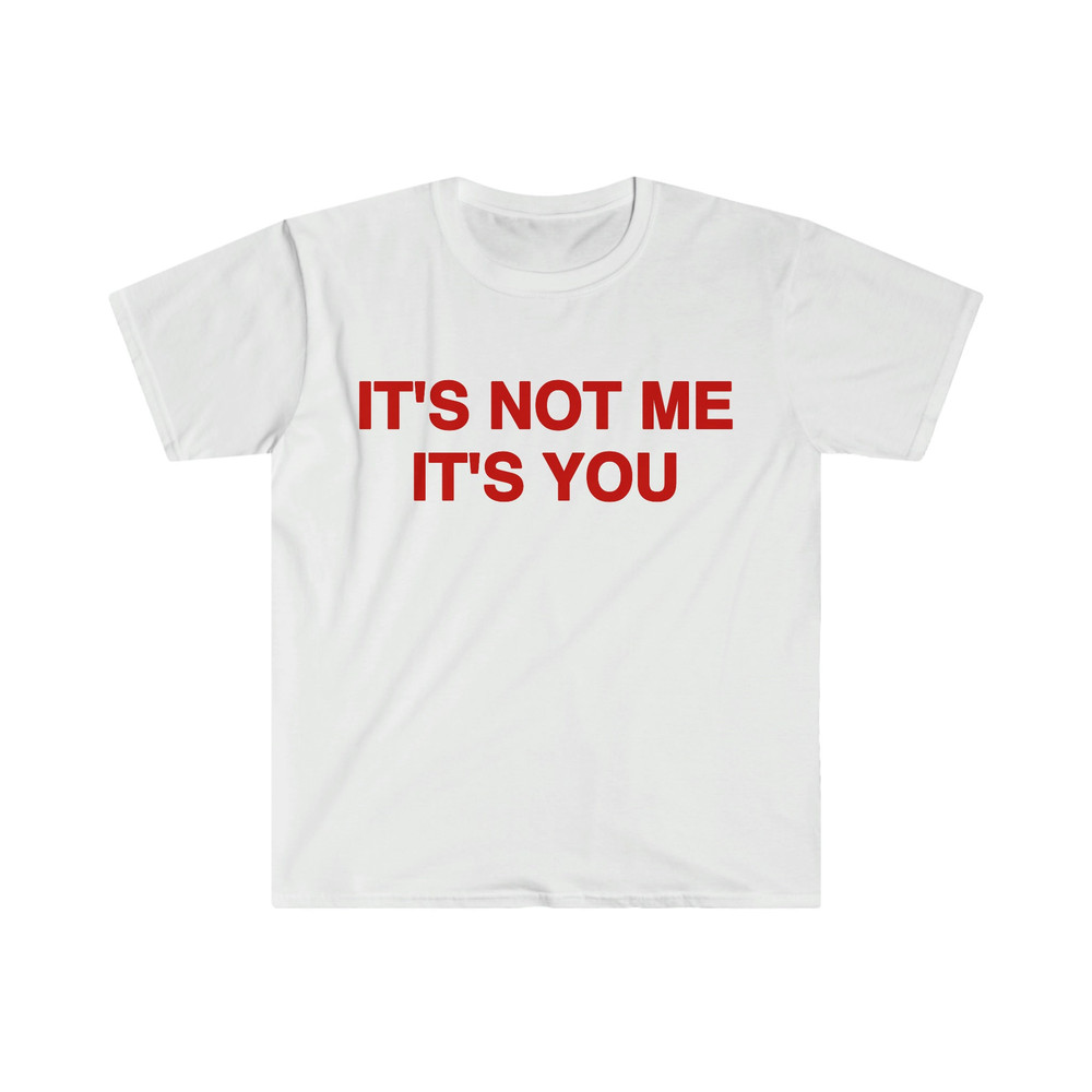Funny Y2K Sassy TShirt, It's Not Me It's You 2000's Celebrity Style Meme Tee, Gift Shirt - 1.jpg
