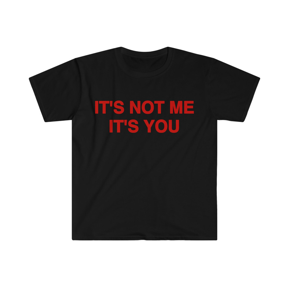 Funny Y2K Sassy TShirt, It's Not Me It's You 2000's Celebrity Style Meme Tee, Gift Shirt - 2.jpg