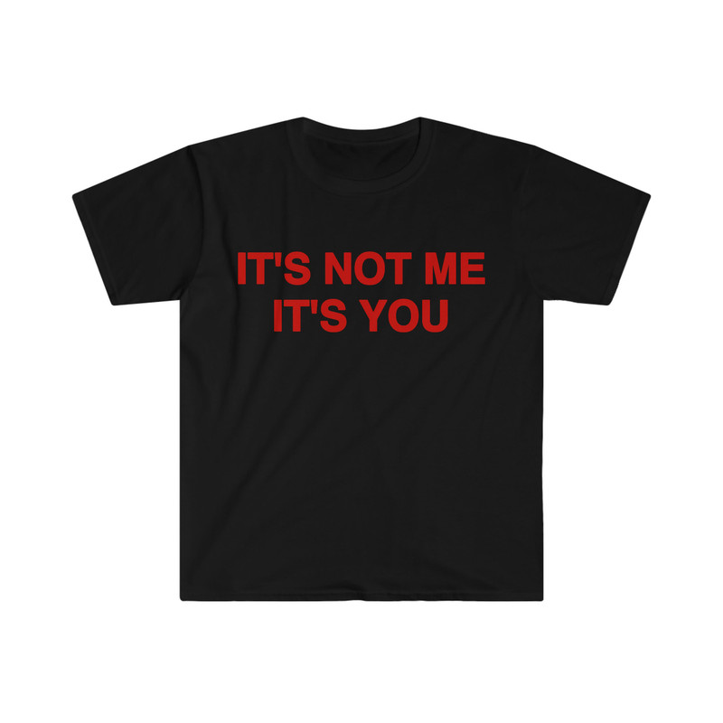 Funny Y2K Sassy TShirt, It's Not Me It's You 2000's Celebrity Style Meme Tee, Gift Shirt - 2.jpg