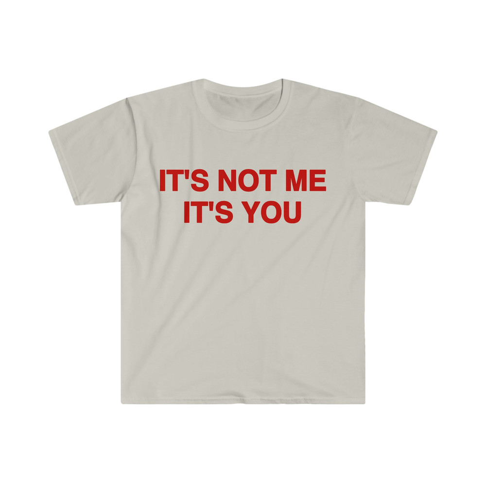 Funny Y2K Sassy TShirt, It's Not Me It's You 2000's Celebrity Style Meme Tee, Gift Shirt - 3.jpg