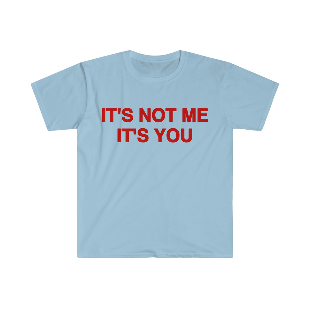 Funny Y2K Sassy TShirt, It's Not Me It's You 2000's Celebrity Style Meme Tee, Gift Shirt - 4.jpg