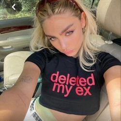funny y2k tshirt - deleted my ex 2000s sassy celebrity inspired meme tee - gift shirt