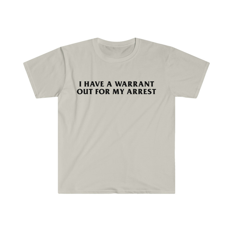 Funny Y2K TShirt - I Have a Warrant Out for My Arrest 2000's Celebrity Inspired Tee - Gift Shirt - 2.jpg