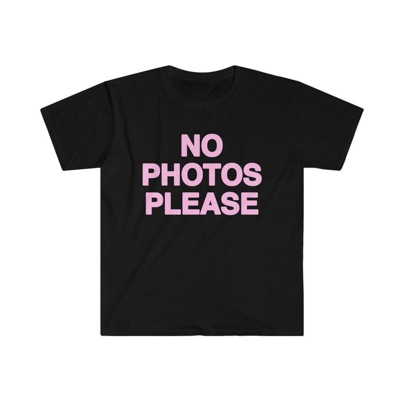 Funny Y2K TShirt - NO PHOTOS Please Sassy 2000's Style Tee - Celebrity Inspired Gift Shirt For Her - 1.jpg