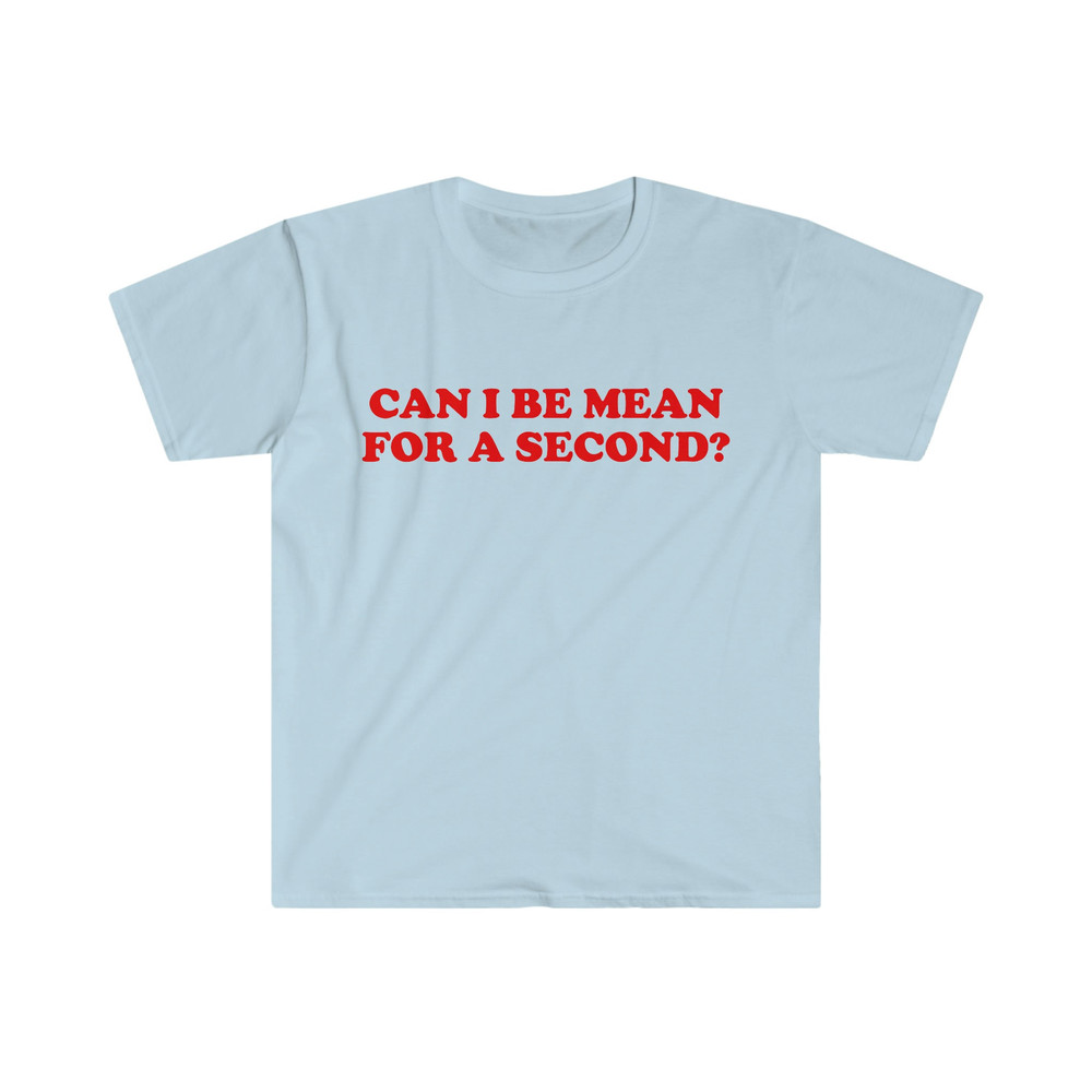 Funny Y2K TShirt, Can I Be Mean for a Second 2000's Style Meme Tee, Gift Shirt - 3.jpg