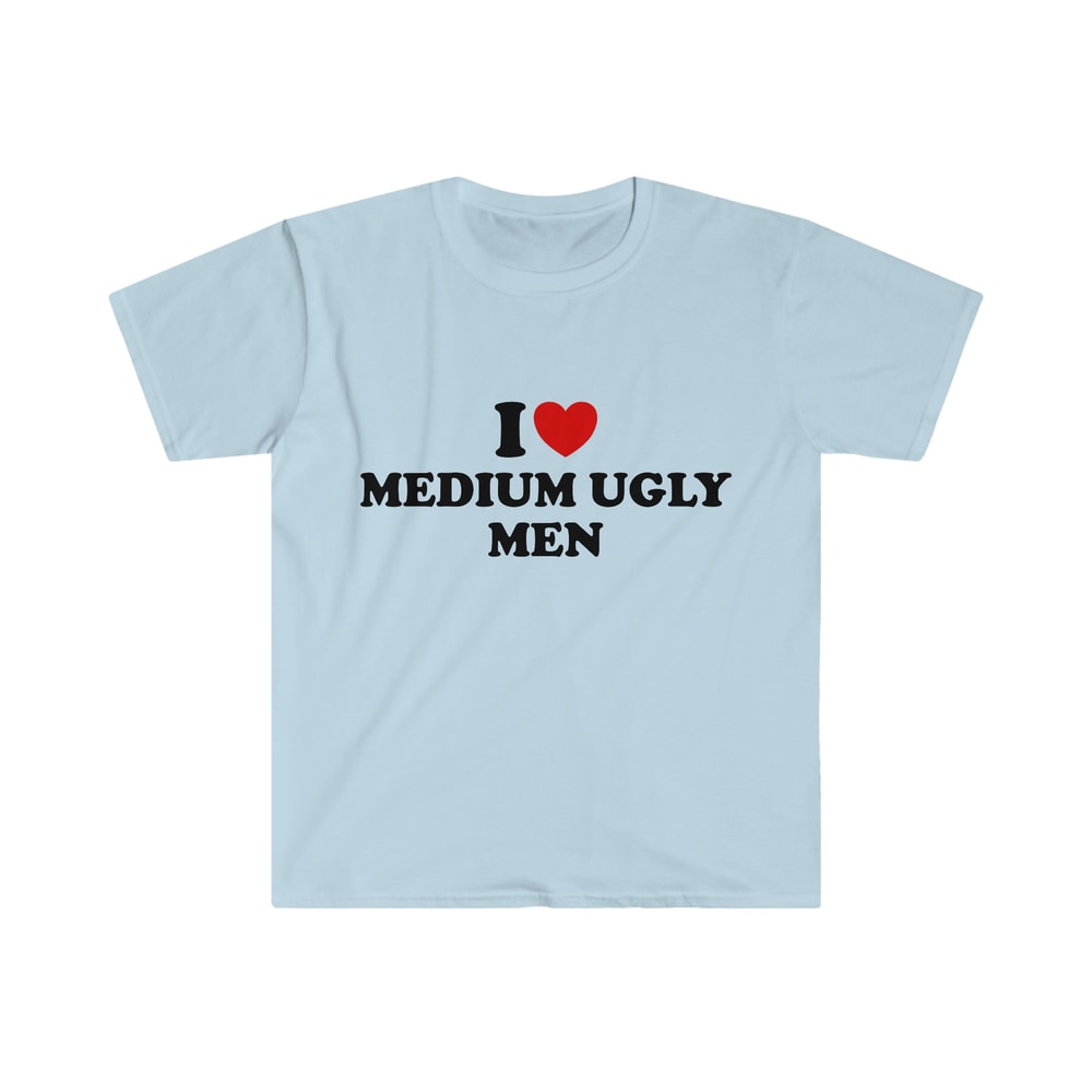 Funny Y2K TShirt, I Love Heart Medium Ugly Men 2000's Style Meme Tee, Gift Shirt - 4.jpg