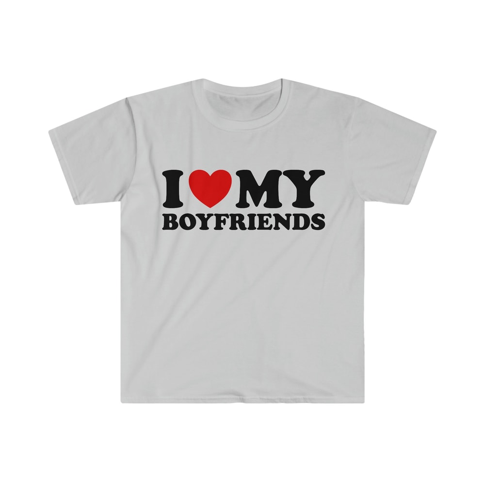 Funny Y2K TShirt, I Love Heart My Boyfriends 2000's Style Meme Tee, Gift Shirt - 3.jpg